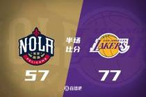 湖人半场狂砍77分领先鹈鹕20分！东契奇22分 里夫斯18分 艾顿10分