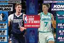 蓝魔荣耀！月最佳新秀弗拉格&克尼佩尔都出自杜克 二人曾是队友！