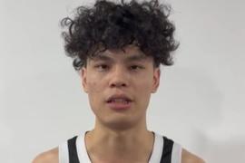 杨瑞鸿：刚上场时有些紧张 对阵CBA球队时抱着学习的心态