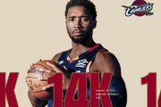 很稳定！生涯第九个赛季 米切尔生涯总得分突破14000分