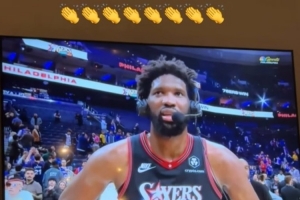 等你等得好辛苦！马克西转发恩比德39+9表现：????
