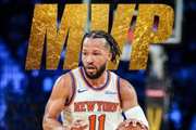 ?实至名归！布伦森喜获NBA杯MVP！