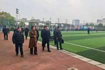湖北省体育局副局长余平辉率队赴孝感市,专题调研足球工作