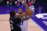 无惧DPOY！基昂特·乔治无惧戈贝尔长臂封锁 右手高打板收下2分