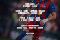 巴萨国王杯大名单：佩德里、拉菲尼亚缺席 亚马尔、莱万领衔