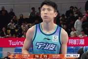 又帅又能打！刘晓宇三分5中2拿12分6板&正负值+12 关键前板弑旧主