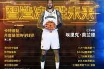 CBA本赛季第二期月度最佳防守球员：辽宁外援莫兰德当选
