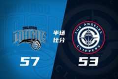 半场战报-快船落后魔术4分 伦纳德12+5+3断 贝恩18分