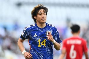 伊东纯也:本届世界杯力争进球 会连同三笘薰和南野拓实的份努力